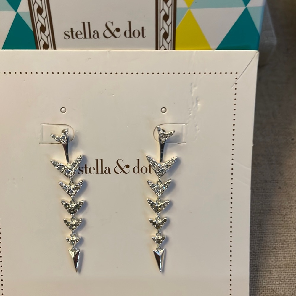 Stella & Dot Arrow Drop Earrings